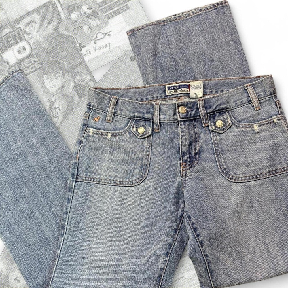 Vintage Y2K Old Navy Ultra Low Rise Mallcore Flared Bootcut Jeans